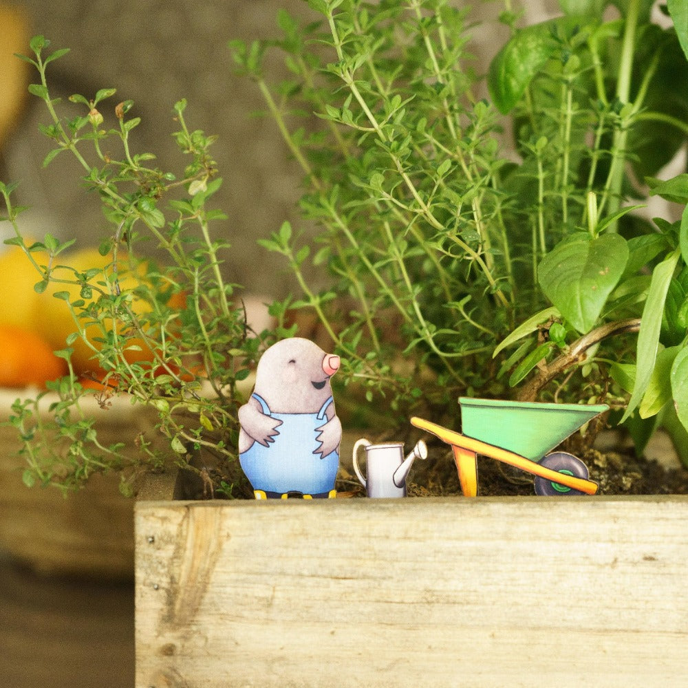 20 Leagues Arts & Crafts Gardening Mole Fancy Plants Diorama Kit