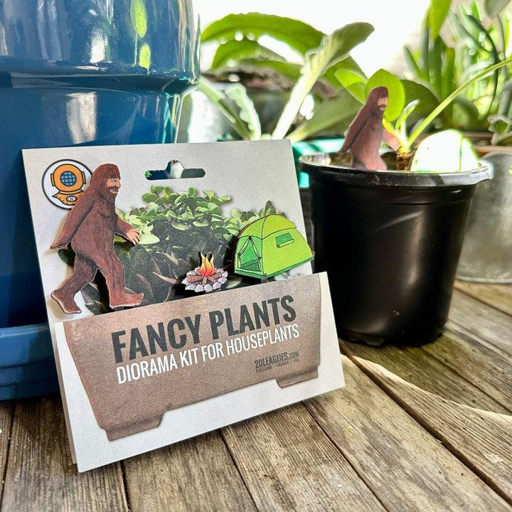 20 Leagues Arts & Crafts Sasquatch Fancy Plants Diorama Kit