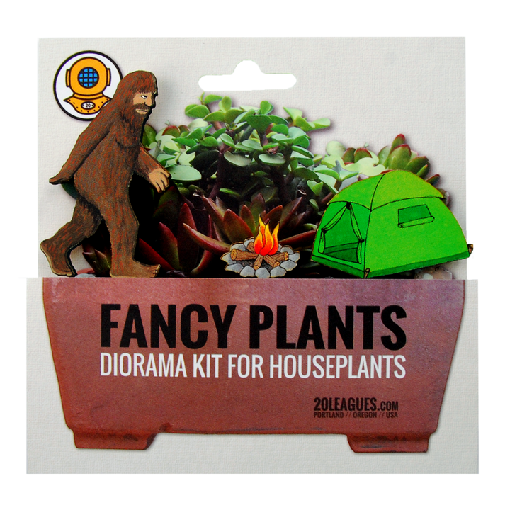 20 Leagues Arts & Crafts Sasquatch Fancy Plants Diorama Kit