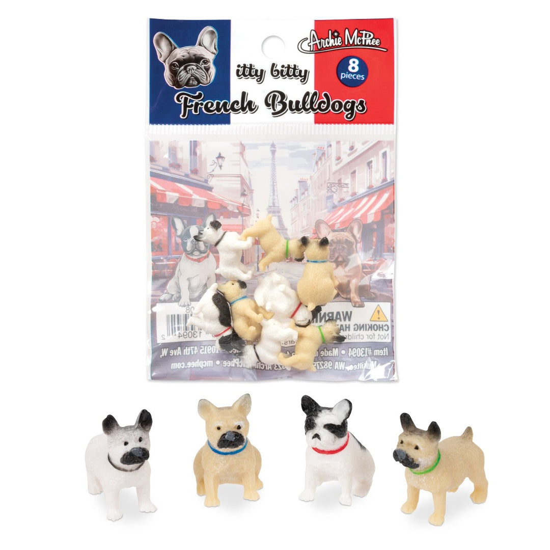 Accoutrements - Archie McPhee Funny Novelties Itty Bitty French Bulldogs