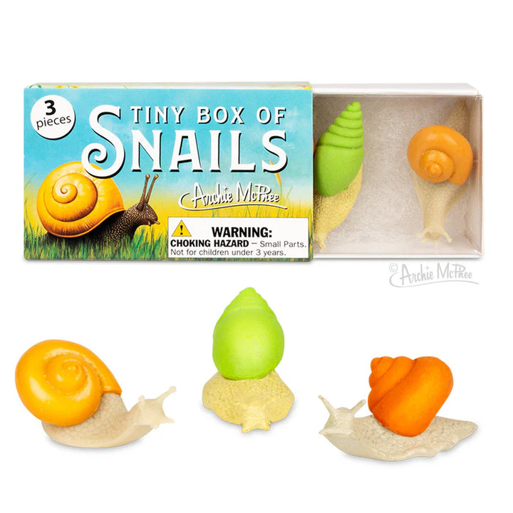 Accoutrements - Archie McPhee Funny Novelties Tiny Box of Snails