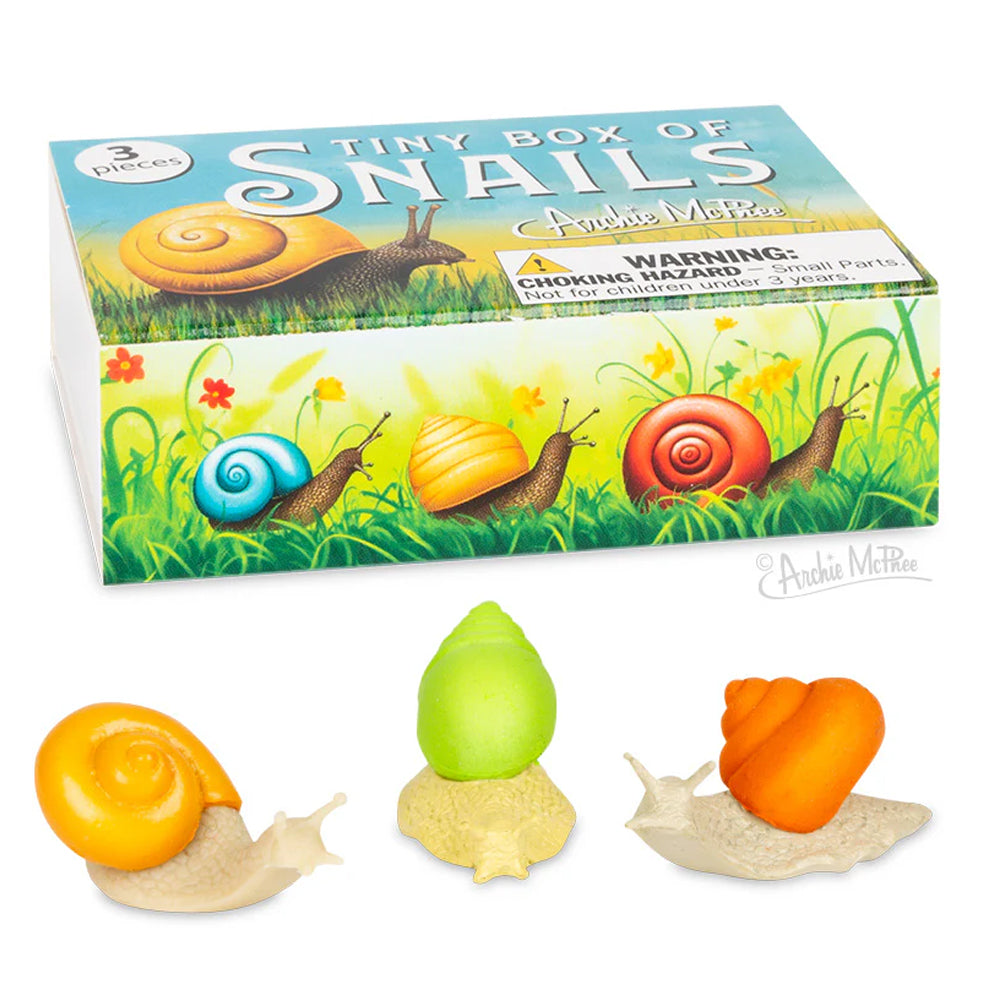 Accoutrements - Archie McPhee Funny Novelties Tiny Box of Snails
