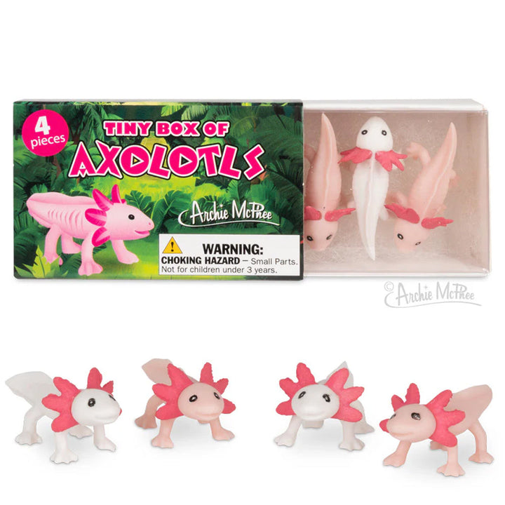 Accoutrements - Archie McPhee Funny Novelties Tiny Tiny Box of Axolotls