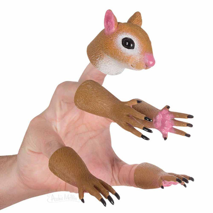 Accoutrements - Archie McPhee Toy Creative Handi Squirrel Finger Puppet