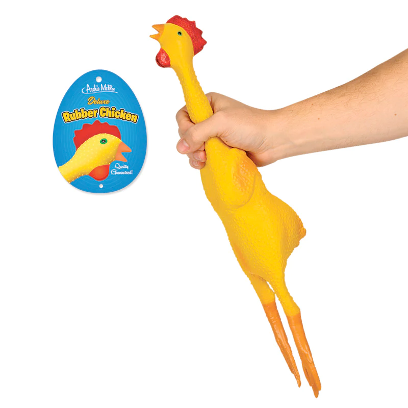 Accoutrements - Archie McPhee Toy Novelties Deluxe rubber chicken