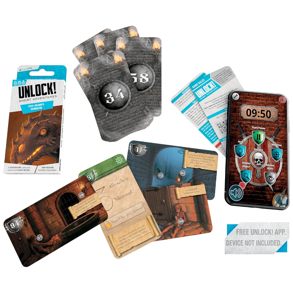 Asmodee GAMES Doo Arann's Dungeon Unlock Short Adventures