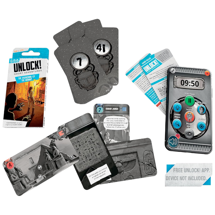 Asmodee GAMES The Awakening of the Mummy Unlock Short Adventures