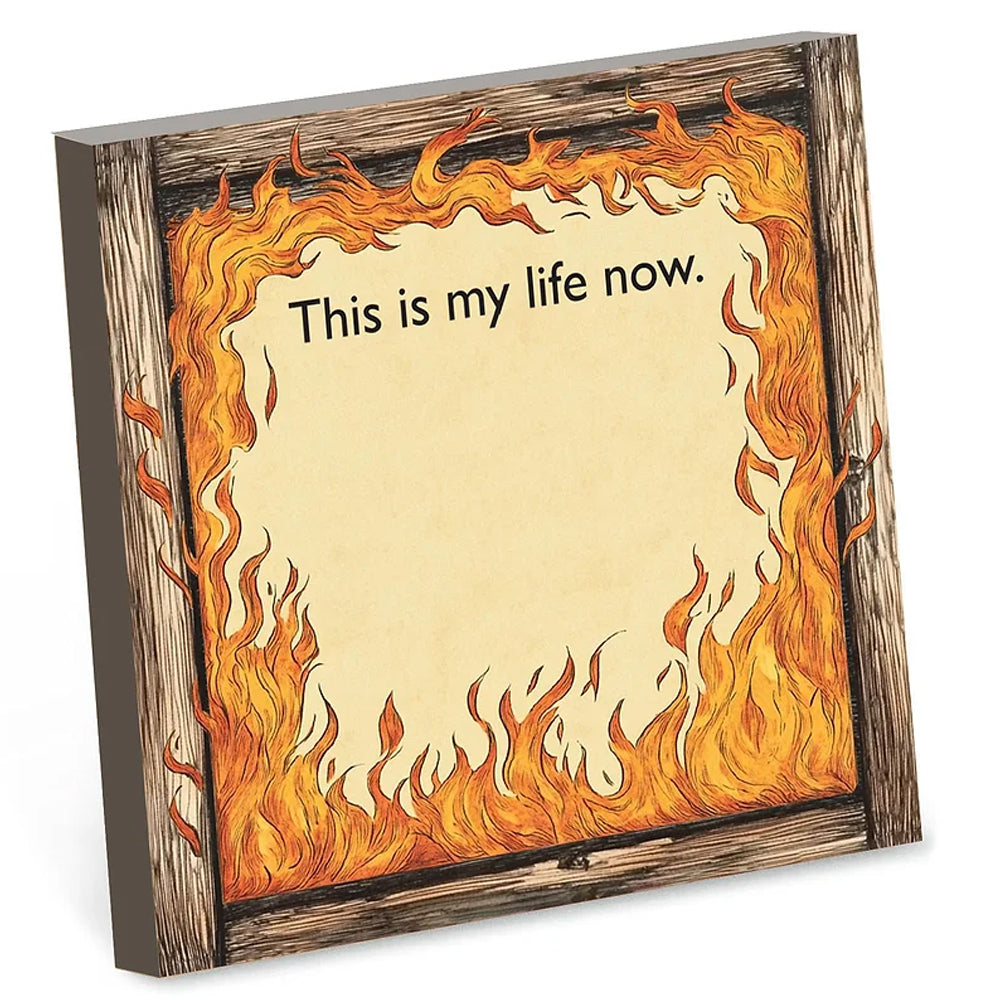 Bad Betty Greeting Co. Greeting Cards This Is My Life Now -  Sticky Note Pad