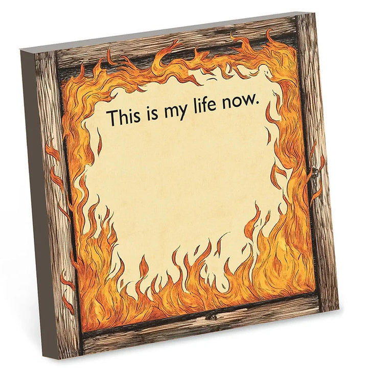 Bad Betty Greeting Co. Greeting Cards This Is My Life Now -  Sticky Note Pad