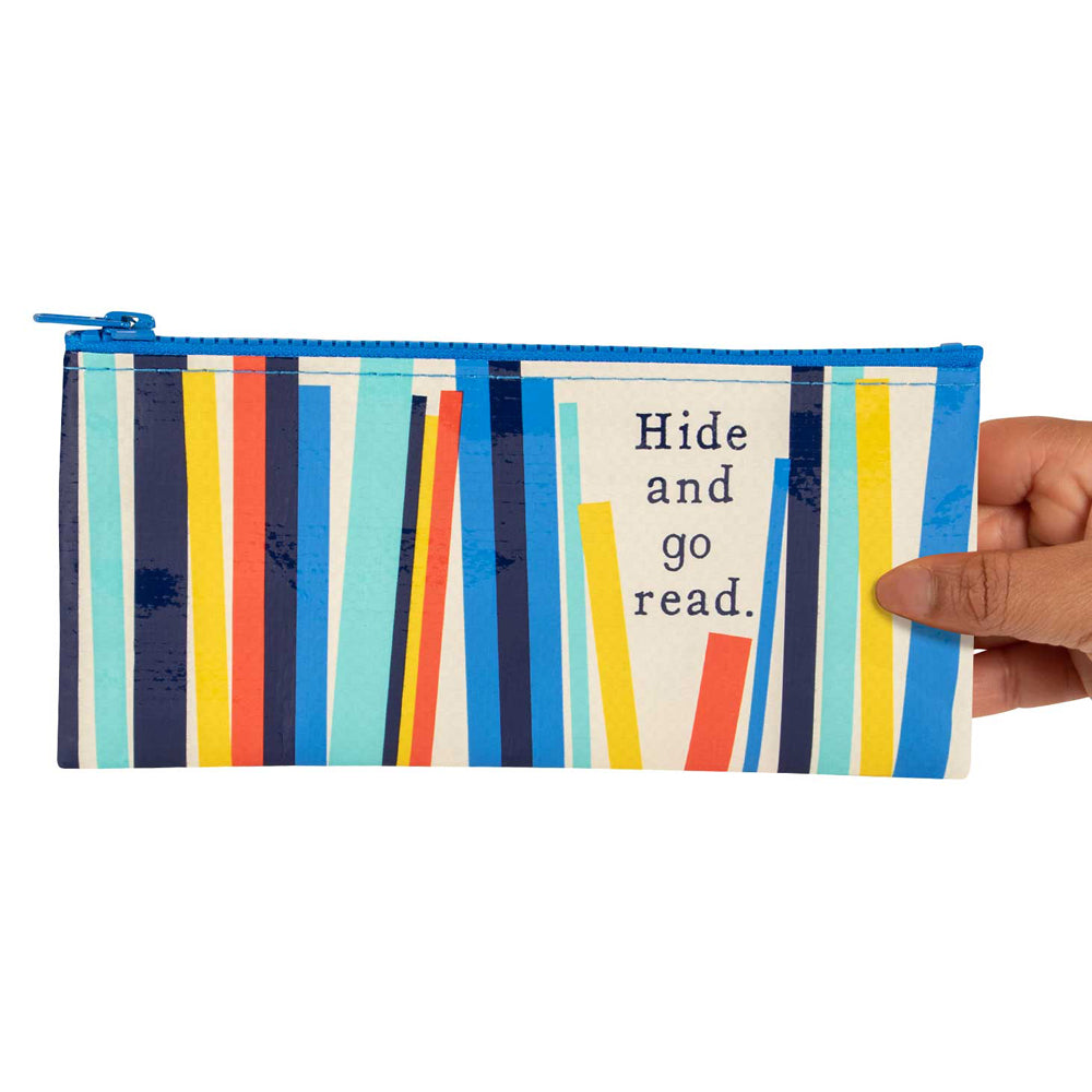 Blue Q Bags & Pouches Hide and Go Read Pencil Case