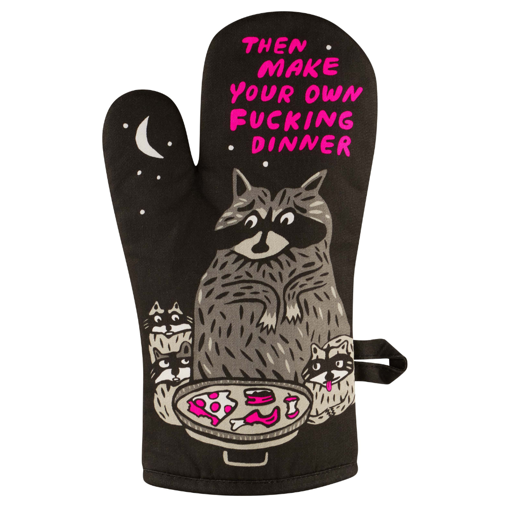 Blue Q Kitchen & Table Make Your Own Dinner Oven Mitt