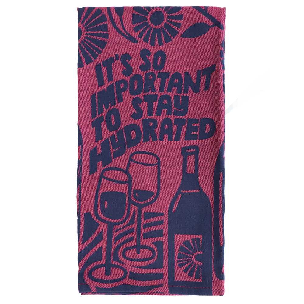Blue Q Kitchen & Table Stay Hydrated Dish Towel