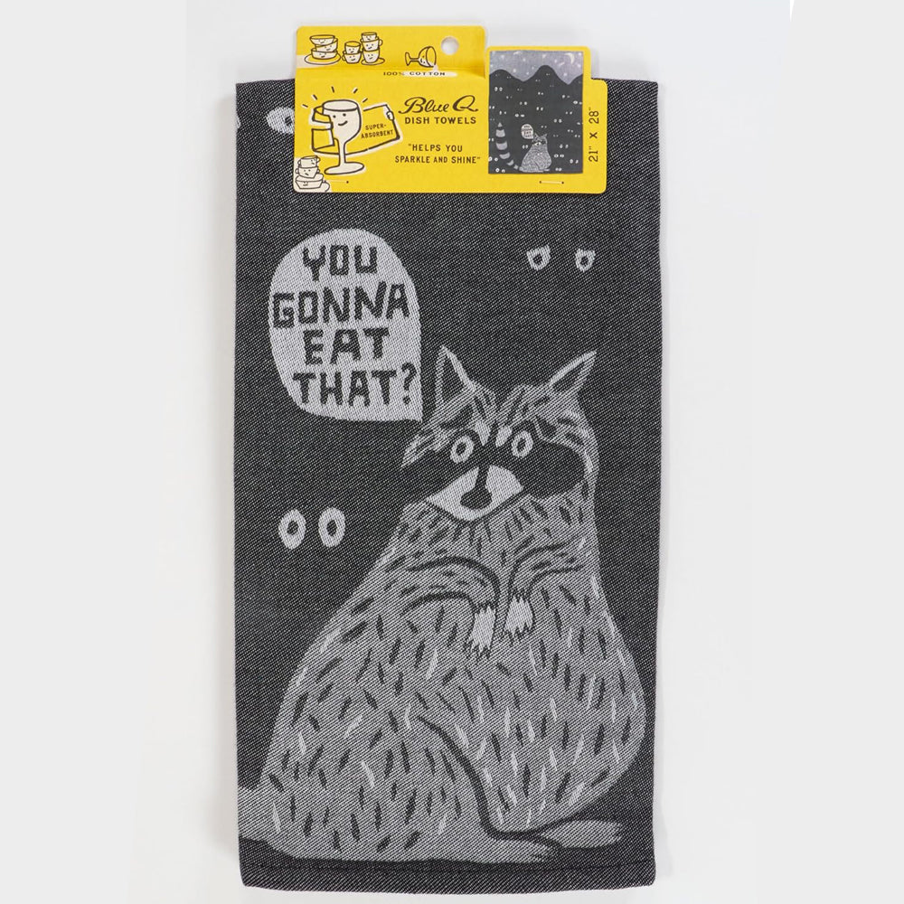 Blue Q Kitchen & Table You Gonna Eat That? Dish Towel