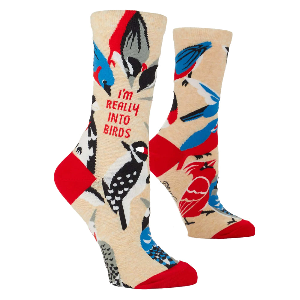 Blue Q Socks & Tees Really Into Birds Women's Socks