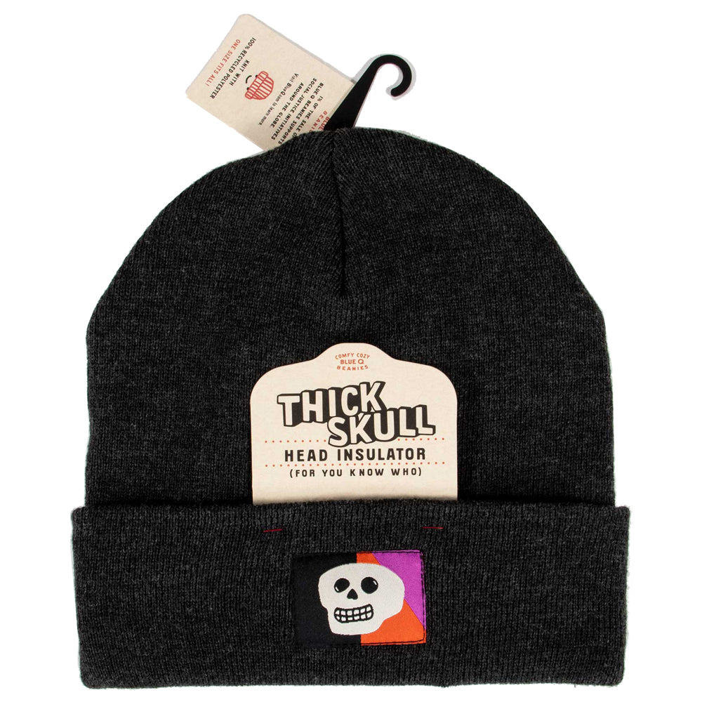 Blue Q Socks & Tees Thick Skull Beanie