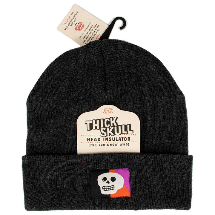 Blue Q Socks & Tees Thick Skull Beanie