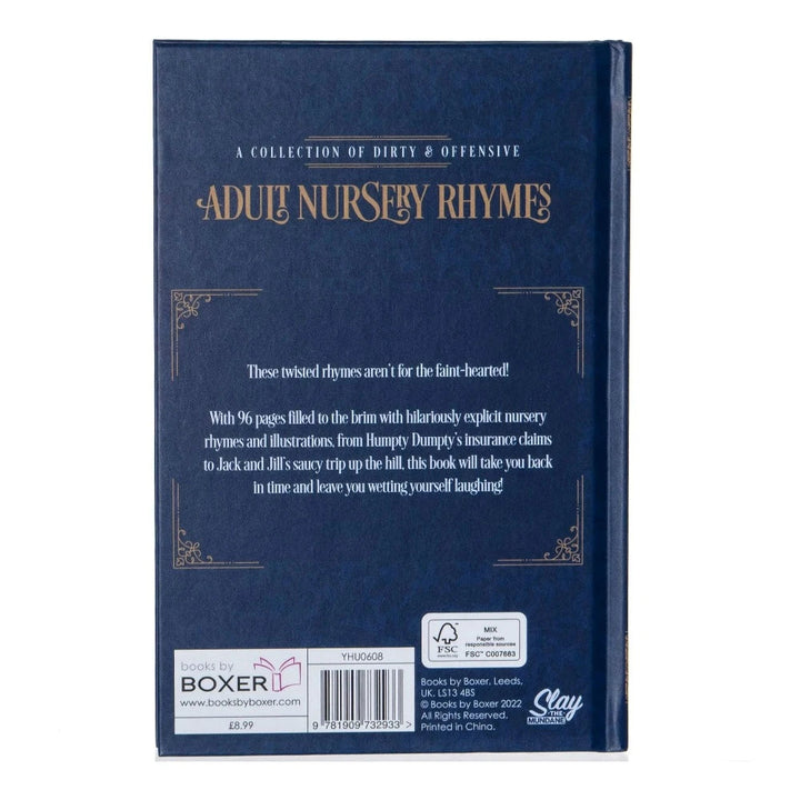 Boxer Gifts Books Adult Nursery Rhymes - Classics with a Twist