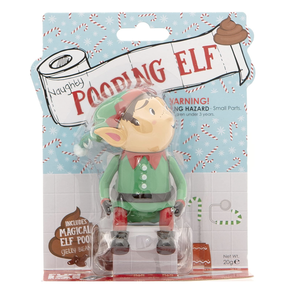 Boxer Gifts Funny Novelties Naughty Pooping Elf