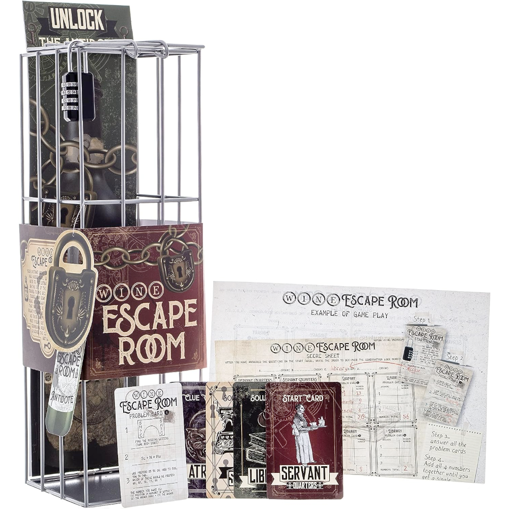 Boxer Gifts GAMES Legend of Lochkeye Wine Escape Room Game