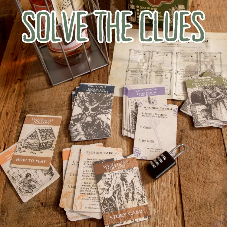 Boxer Gifts GAMES Wine Escape Room Game