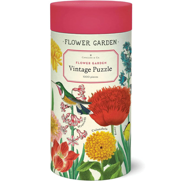 Cavallini Papers & Co Puzzles Flower Garden 1,000 Piece Puzzle