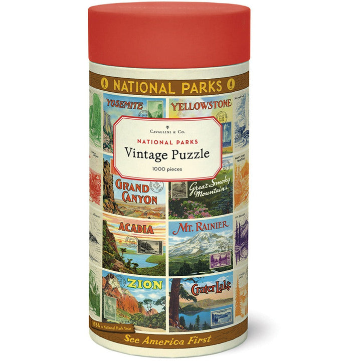 Cavallini Papers & Co Puzzles National Parks #2 1,000 Piece Puzzle
