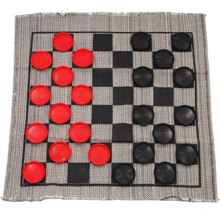 Channel Craft Games Jumbo Checkers Rug