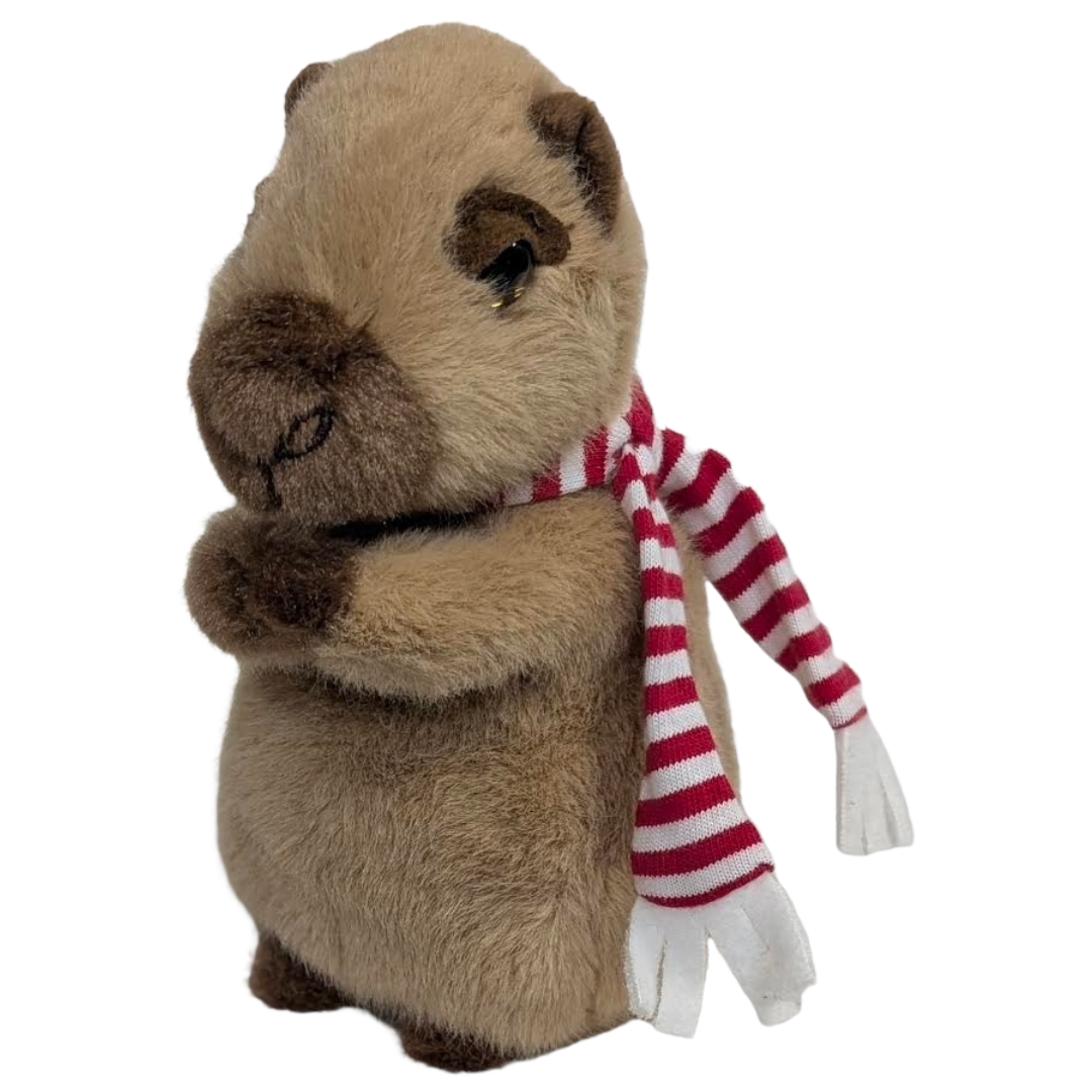 Douglas Toy Stuffed Plush Holiday Capybara Plushie