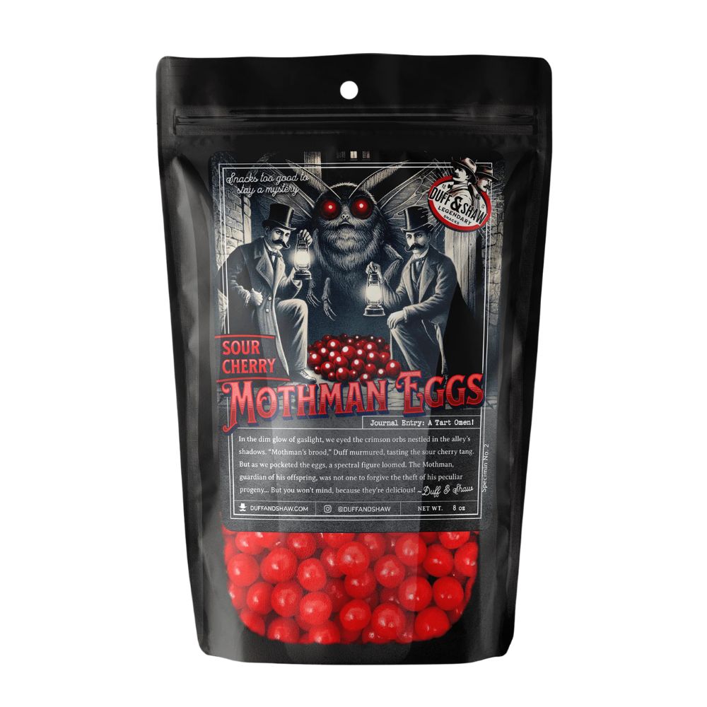 Duff & Shaw - Legendary Snacks Candy Mothman Eggs Specimin No. 7 - Sour Cherry Candy