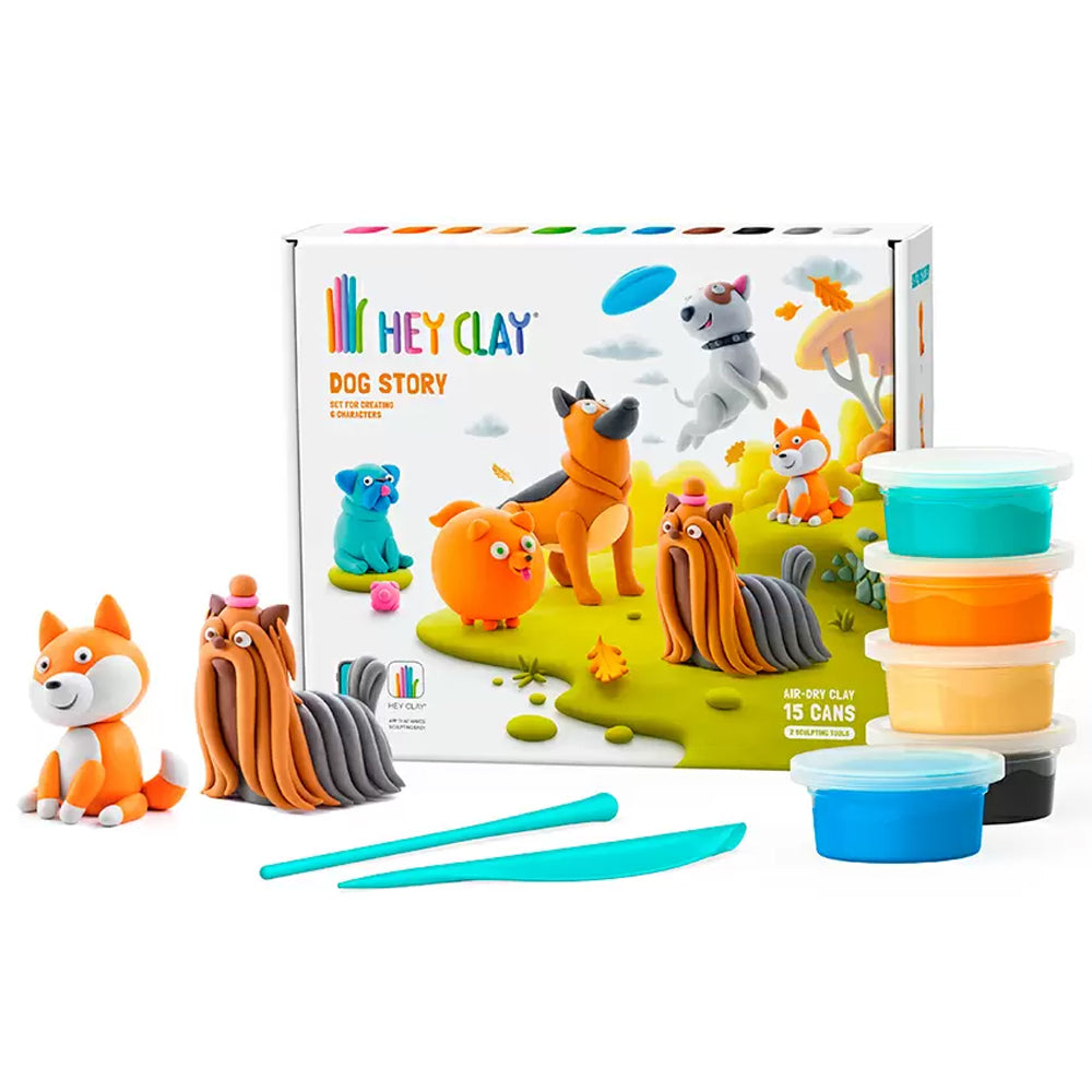Fat Brain Arts & Crafts Hey Clay Dog Story