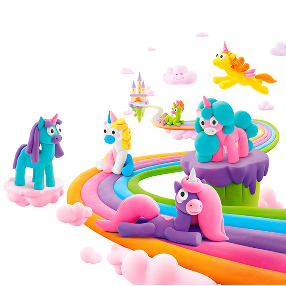 Fat Brain Arts & Crafts Hey Clay Rainbow Unicorns