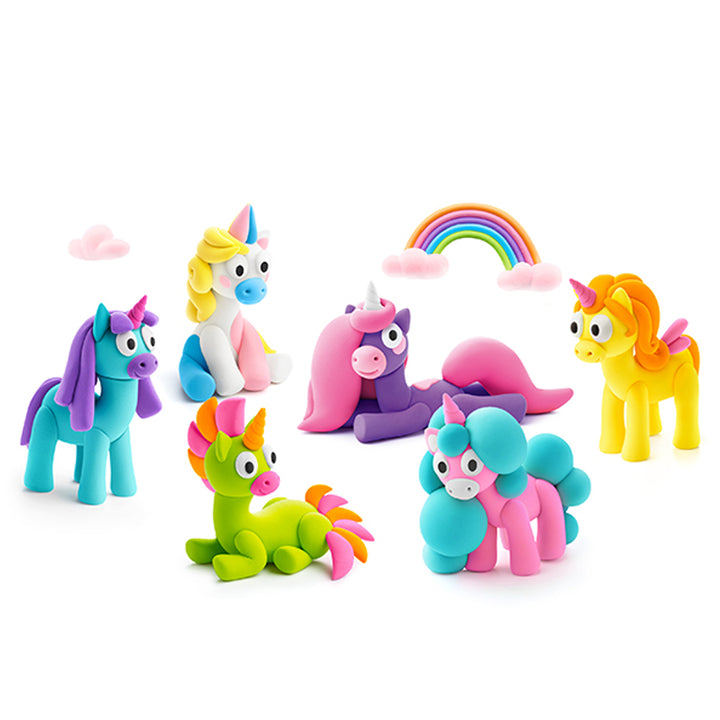 Fat Brain Arts & Crafts Hey Clay Rainbow Unicorns
