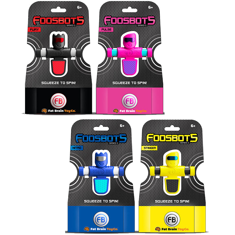 Fat Brain Toy Creative Series 3 - 1 random color Foosbots