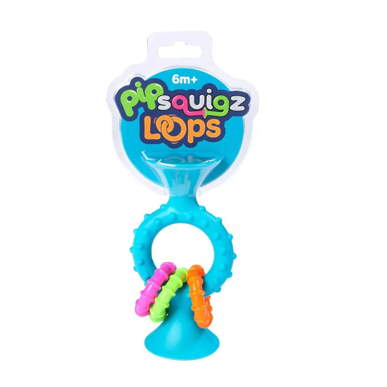 Fat Brain Toy Infant & Toddler pipSquigz Loops - Teal
