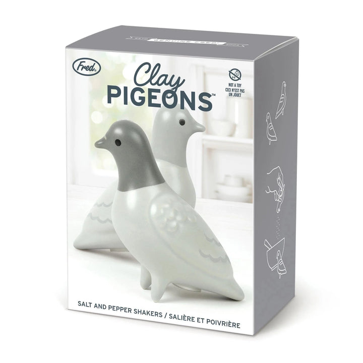 Fred & Friends Kitchen & Table CLAY PIGEONS - SALT + PEPPER