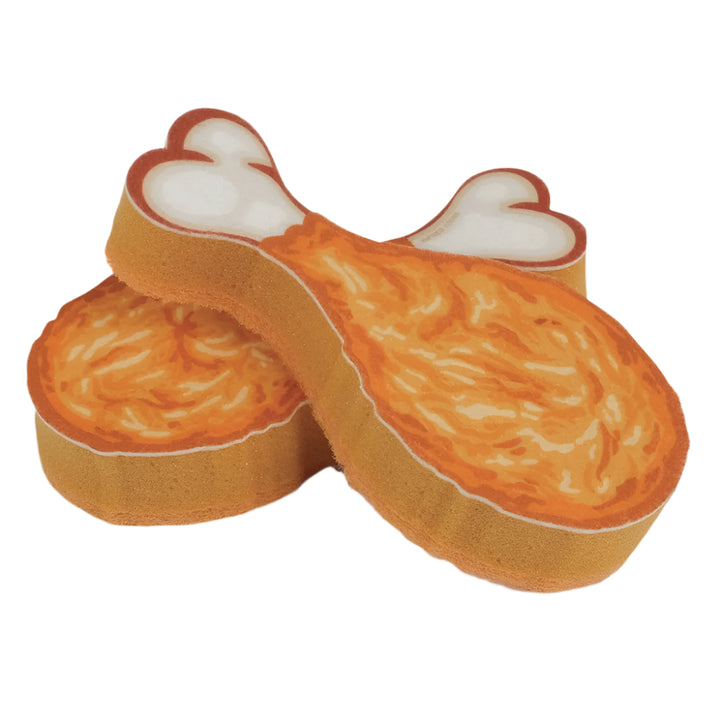 Fred & Friends Kitchen & Table Crispy Clean Fried Chicken Sponges (Set of 2)