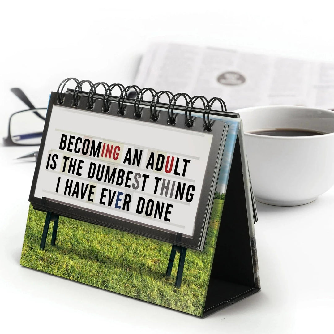 Fred & Friends Office Goods Daily Marquee - Desk Flipchart