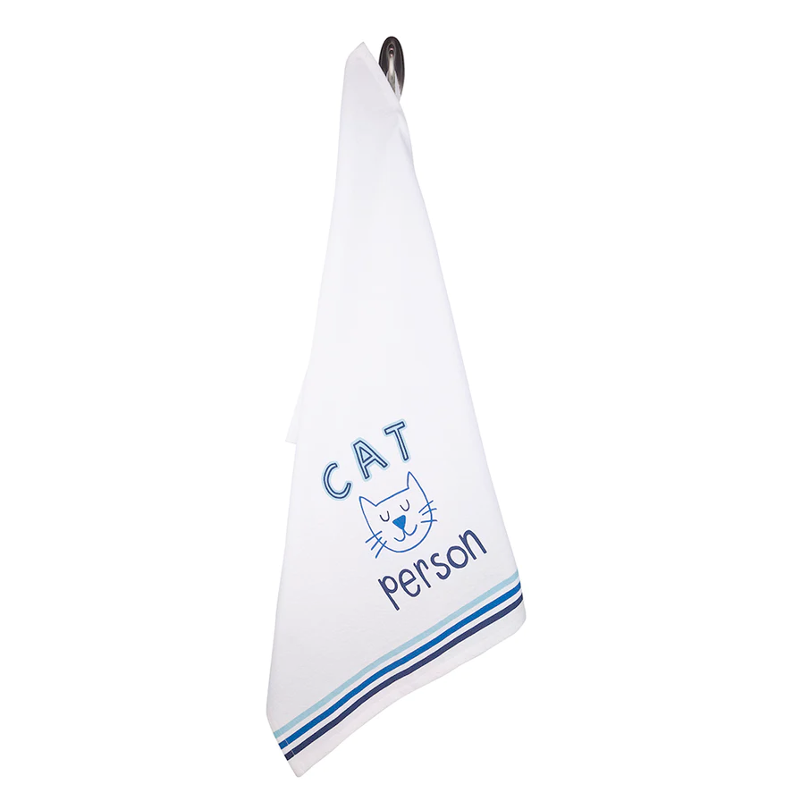 FUNATIC Kitchen & Table Cat Person Kitchen Tea Towel