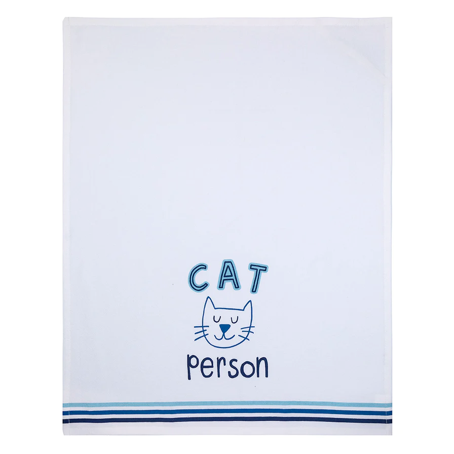 FUNATIC Kitchen & Table Cat Person Kitchen Tea Towel