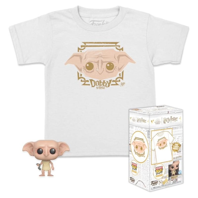 FUNKO Socks & Tees Harry Potter FREE Dobby Shirt + Pocket Pop