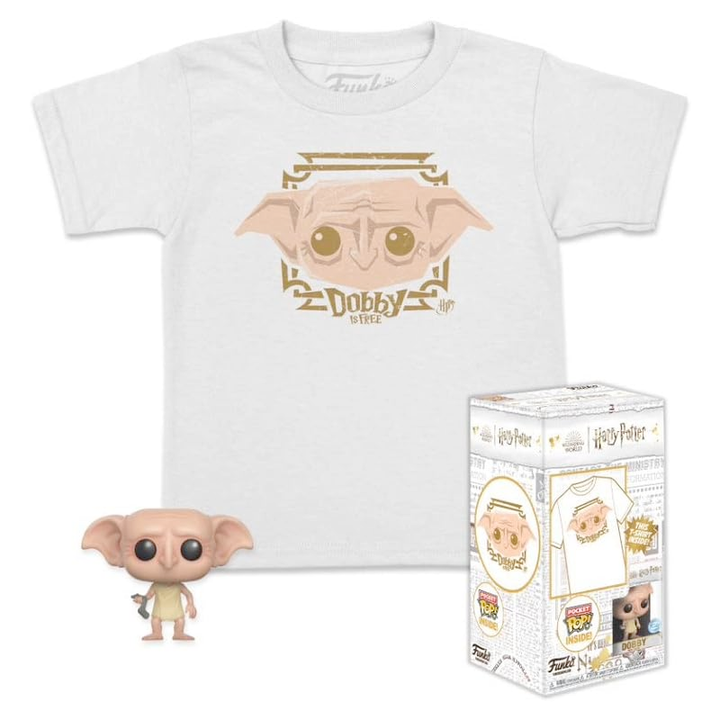 FUNKO Socks & Tees Harry Potter FREE Dobby Shirt + Pocket Pop