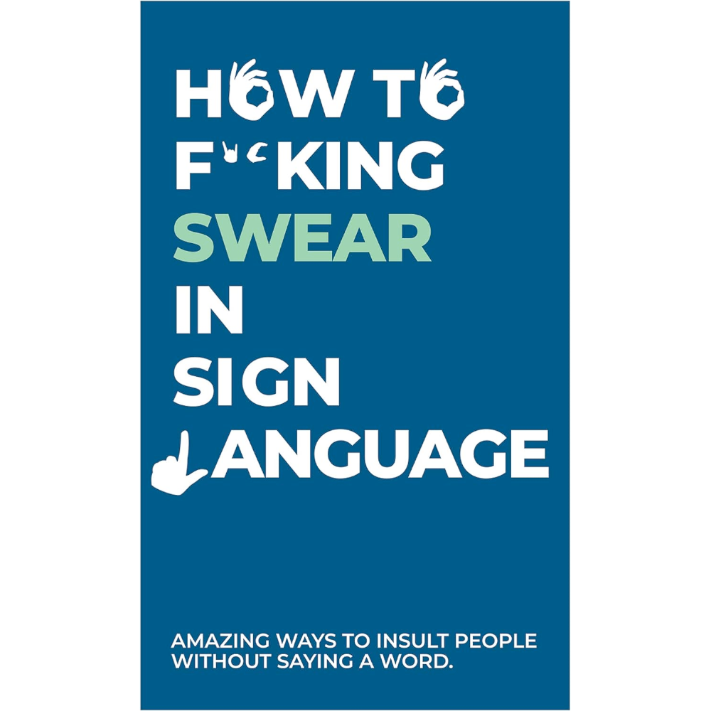 Gift Republic Toy Novelties How To Swear in Sign Language Card Pack