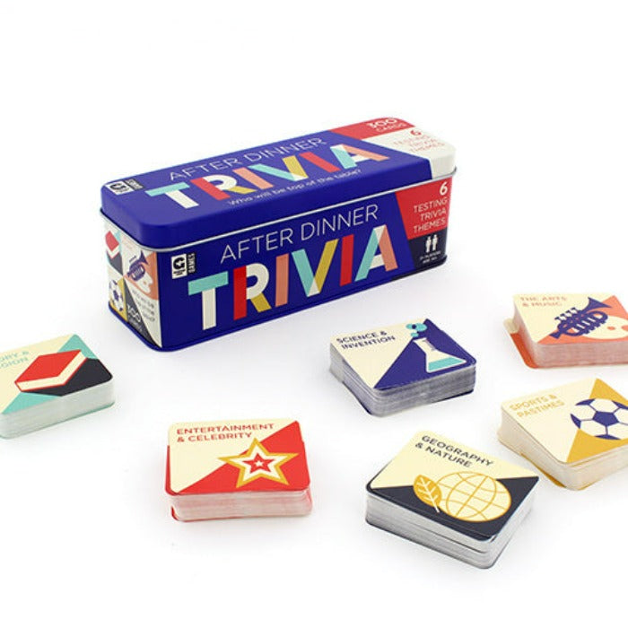 Ginger Fox Games After Dinner Trivia Tin