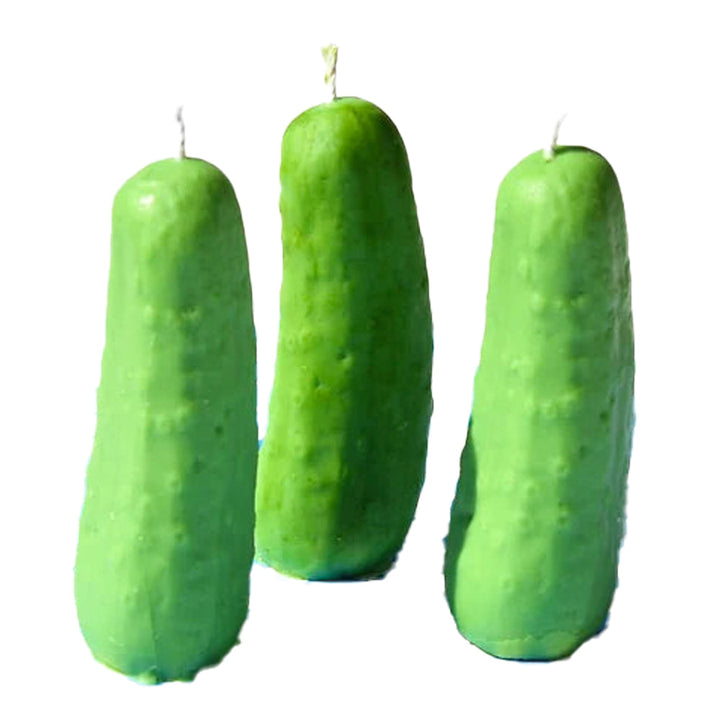Glow Worm Goods Home Decor Dill Pickle Candle - pickle scented 4.5" tall