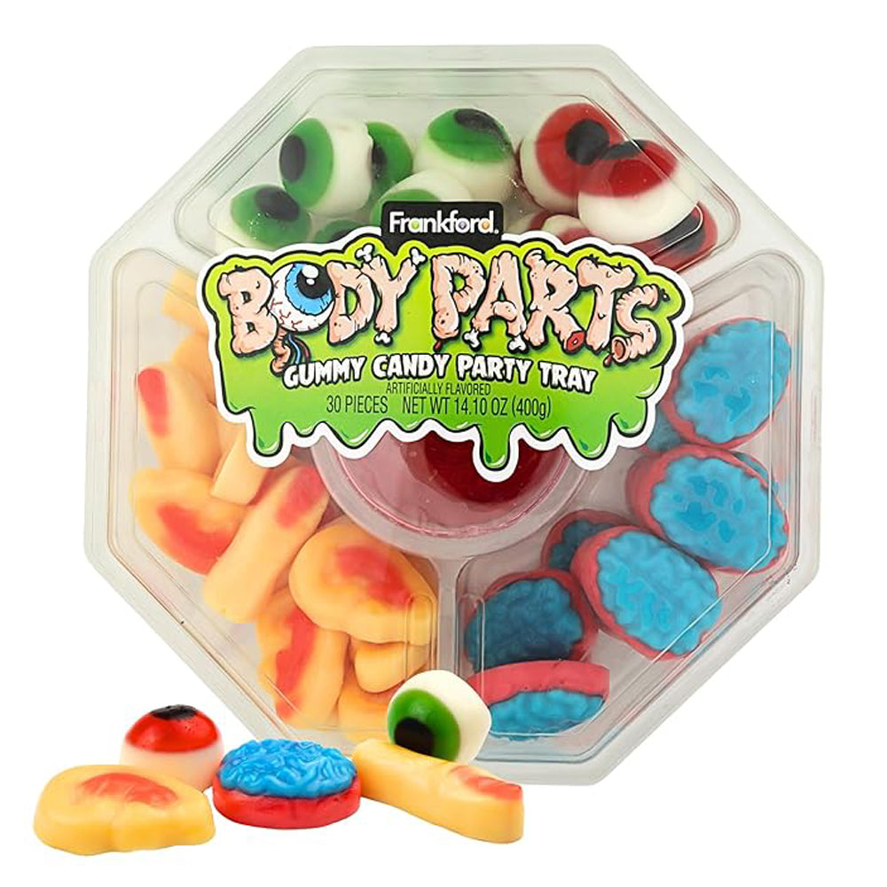 Grandpa Joe's Candy Body Parts Gummy Candy Party Tray