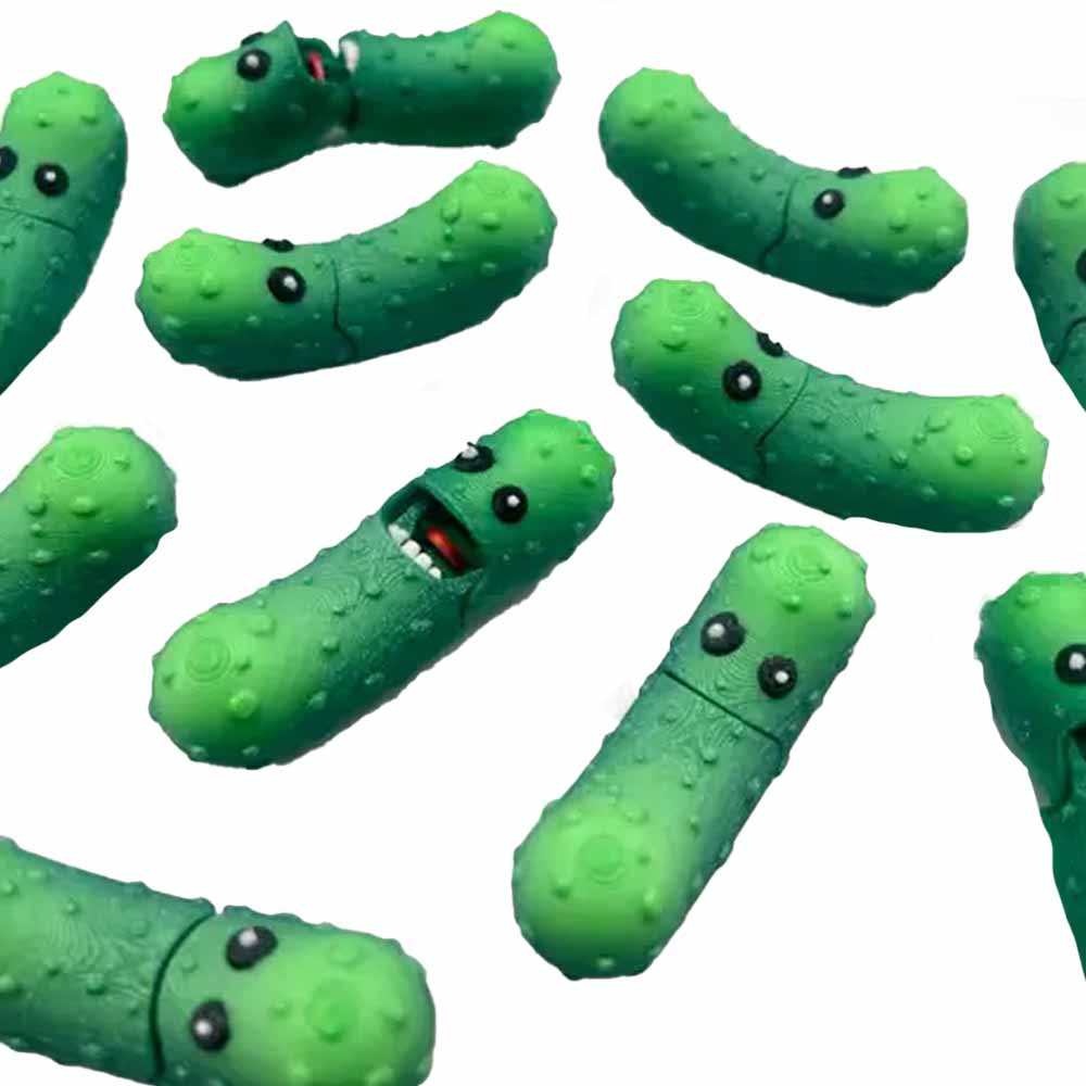 Great American Designs Toy Action Figures Articulating Pickle Toy - 1 pickle