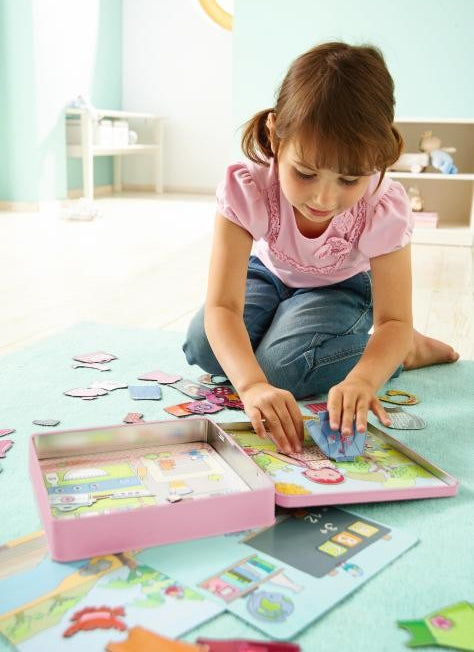 Haba Toy Creative Dress-up Doll Lilli Magnetic Game