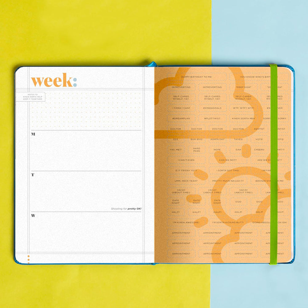 Hachette Book Group - Workman Journals & Notebooks Keepin’ It Kinda, Sorta Together Large Hardcover Planner