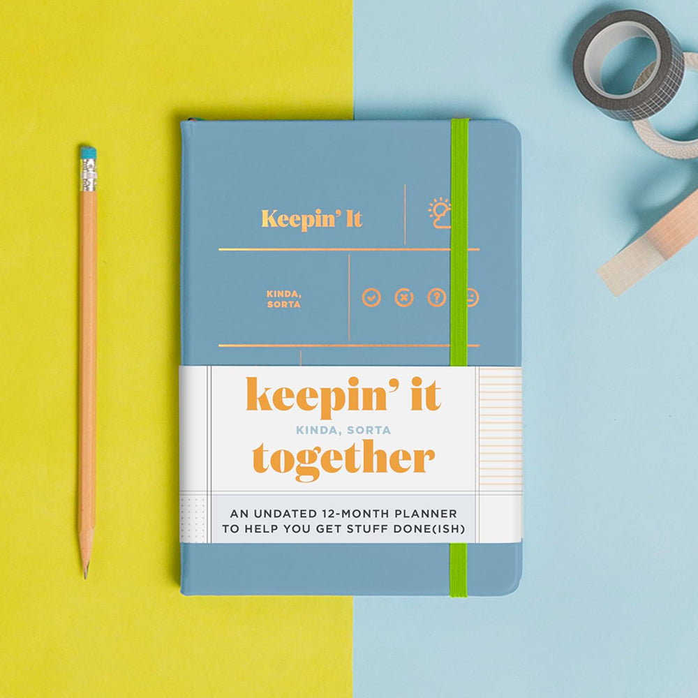 Hachette Book Group - Workman Journals & Notebooks Keepin’ It Kinda, Sorta Together Large Hardcover Planner