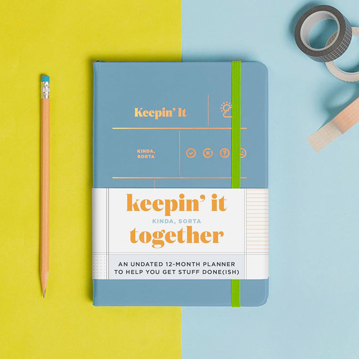 Hachette Book Group - Workman Journals & Notebooks Keepin’ It Kinda, Sorta Together Large Hardcover Planner